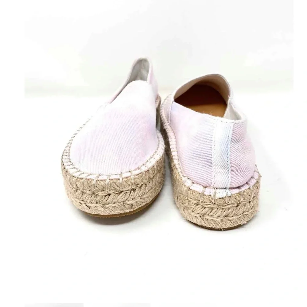 Splendid Pink Tie-Dye Laney Canvas Platform‎ Espadrilles Size 9.5